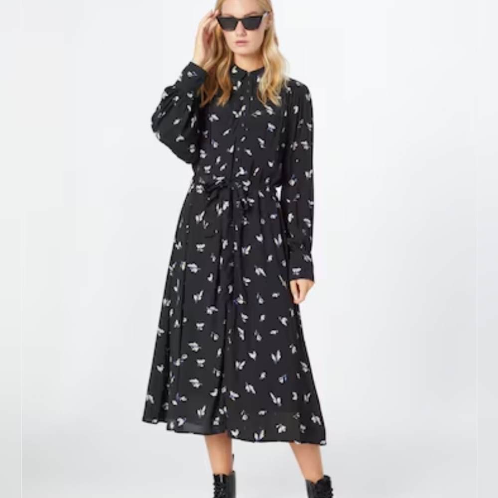 SANDWICH CHARCOAL GREY DRESS SIZE 40